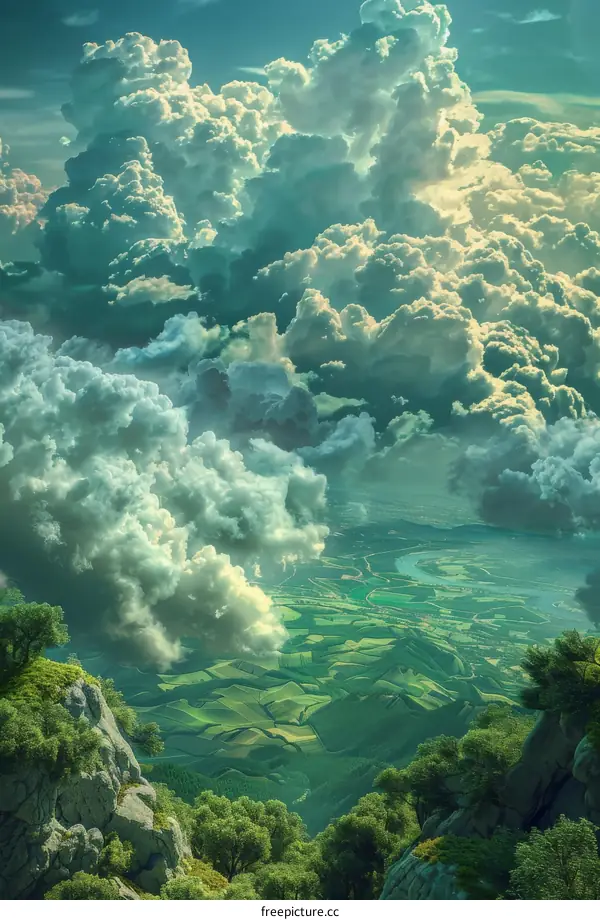 Sea of Clouds in the Mountains