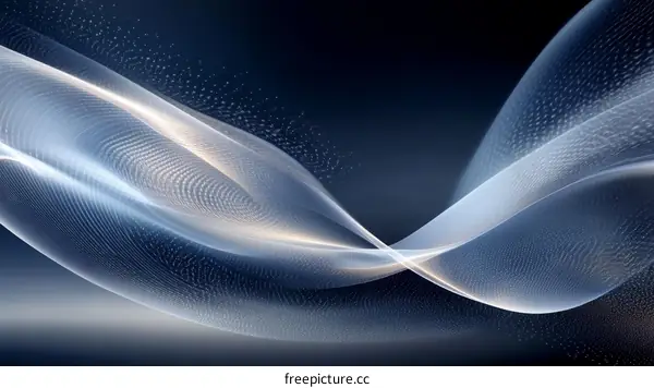 Abstract Digital Wave Design