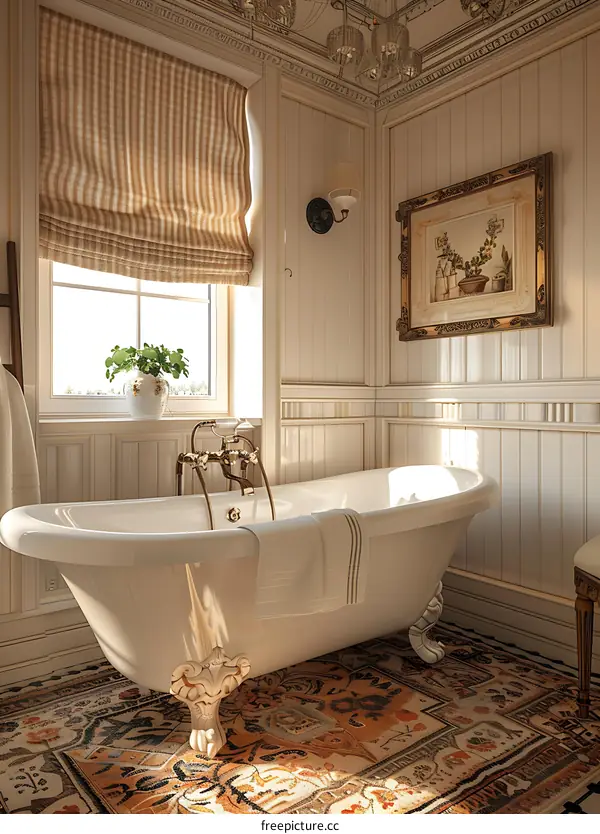 怀旧的浴室