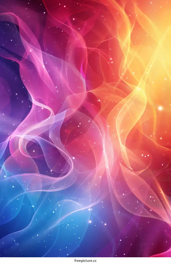 Cosmic Canvas: A Vibrant Nebula