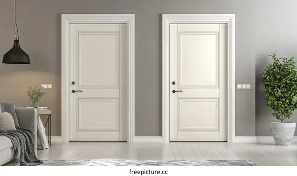 Modern Classic Interior Door Design