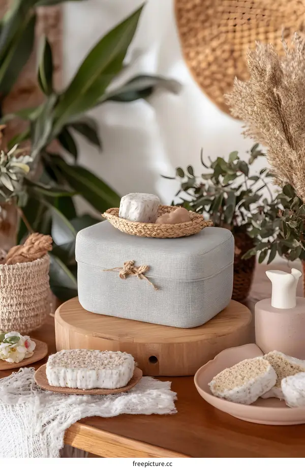 Neutral Colors Styled Product Photography With Natural Elements