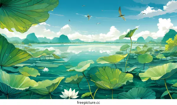 The Serenity of Lotus and Water Lilies