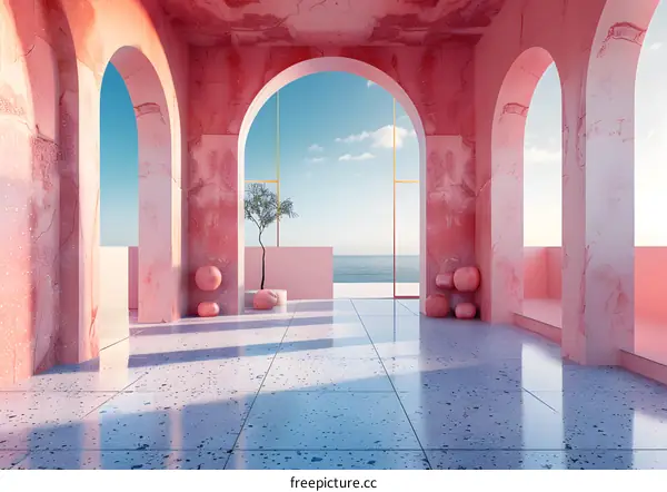 Pink Archway