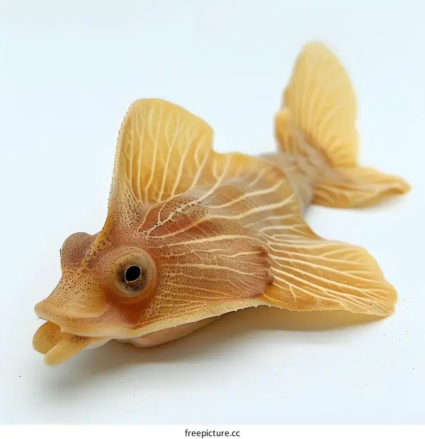 A 3D printed model of a deep-sea fish