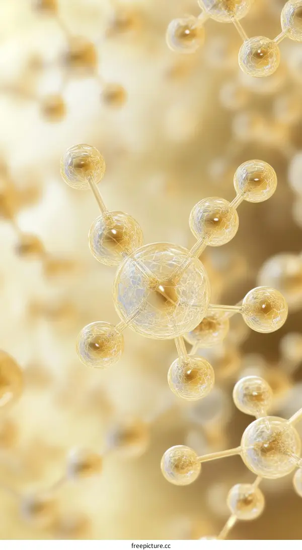 Molecular Structure Abstract Illustration