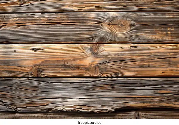 Old wooden fence planks texture background