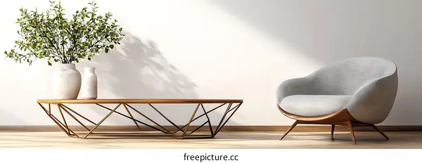 Modern Minimalist Living Room Interior Design