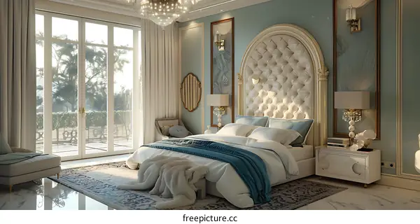 European luxury bedroom
