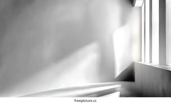 Modern Empty Space Interior Design Illustration