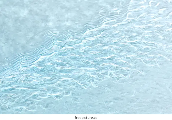 Abstract Frozen Water Surface Pattern