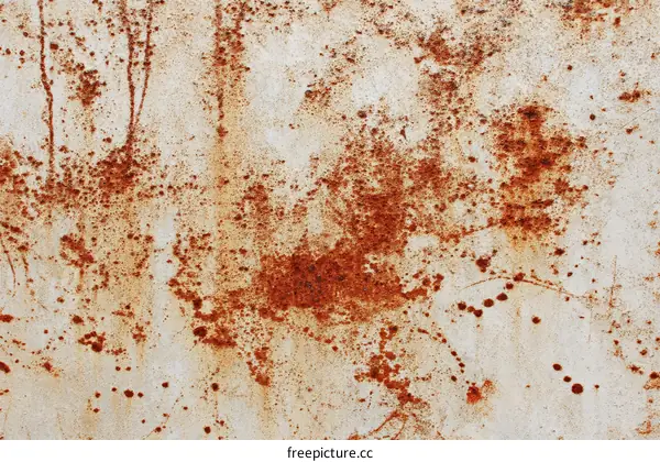 Rusty Metal Texture Background with Oxidized Patterns
