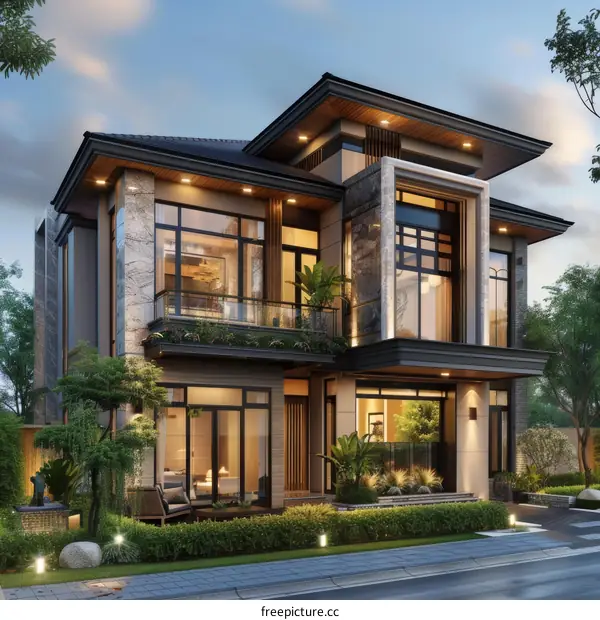 Modern Luxury House Exterior Design