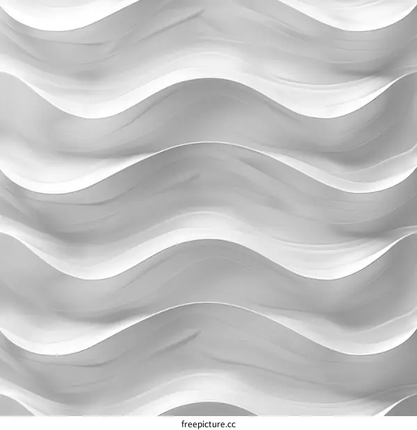 White seamless wave pattern background