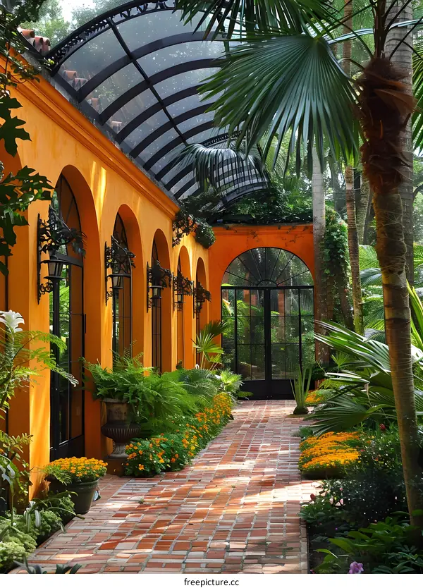 Mediterranean Garden Pathway