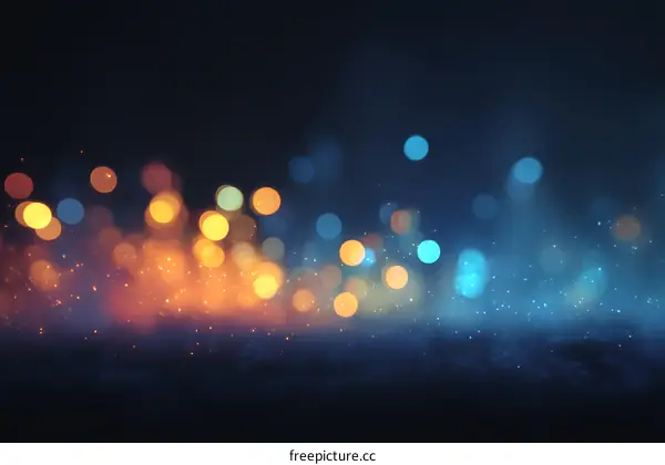 Abstract Bokeh Lights Background Design