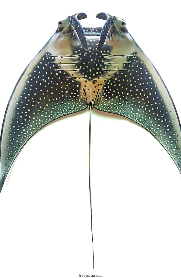 A close up of a ray fish