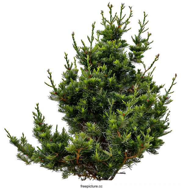 [Transparent Background PNG]Green Bush Isolated On White Background