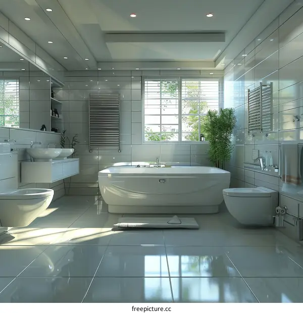 Modern Luxurious Bathroom Interior Design