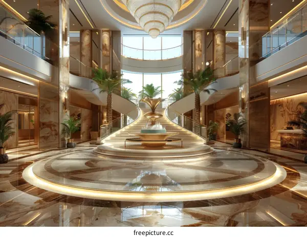 Luxury Hotel Lobby Interior Design