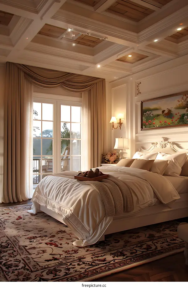 European-style bedroom