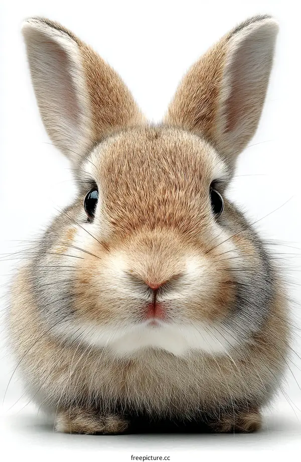Adorable Baby Rabbit Portrait