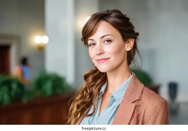 Business Woman Portrait in a Professional Setting