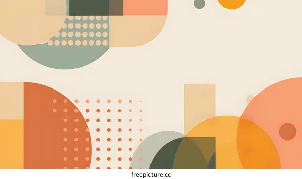 Abstract Geometric Shapes Background Design
