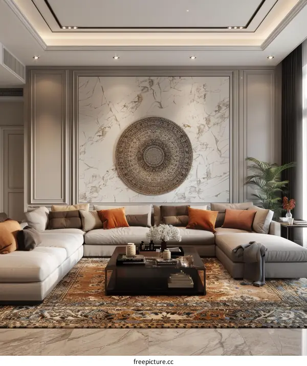 Minimalist Modern Style Living Room Interior Design 2023