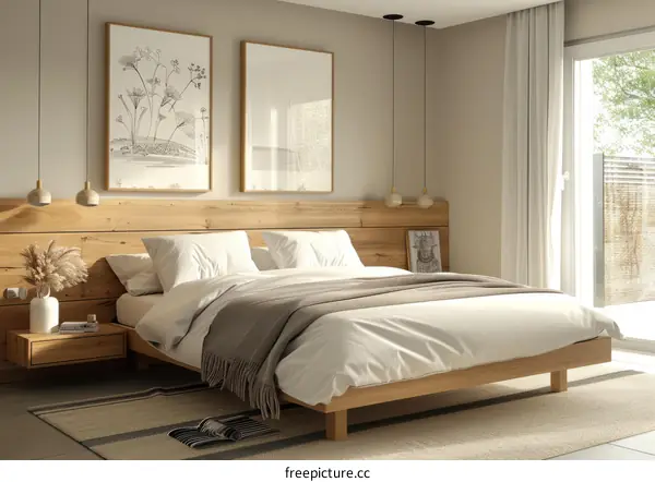 Minimalist Scandinavian Style Master Bedroom