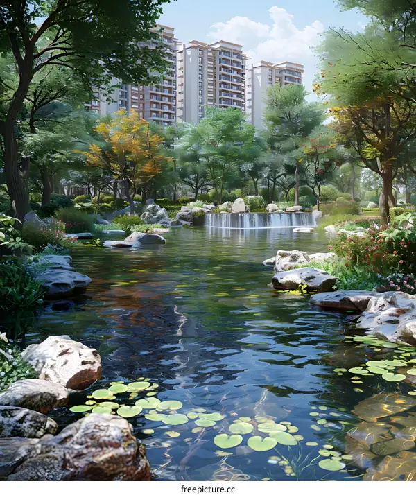 Landscape design renderings