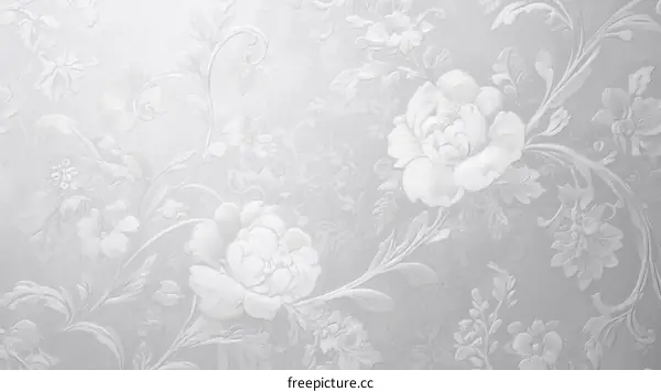 Elegant Floral Pattern Wallpaper Design