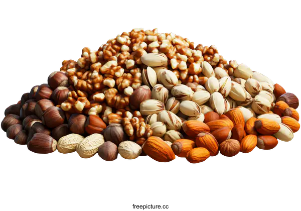 [Transparent Background PNG]Assorted Nuts Collection
