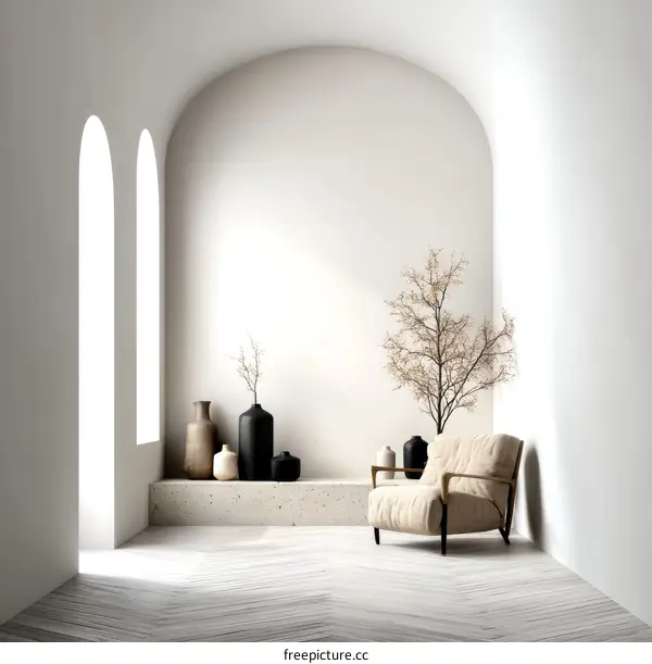 Modern Minimalist Interior Design with Natural Elements