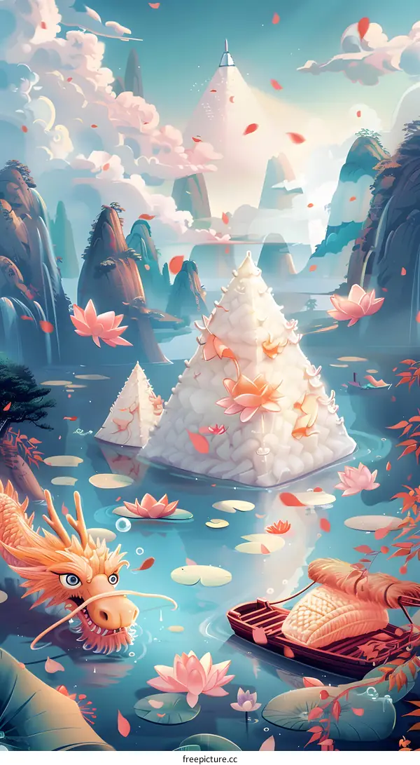 Dragon Boat Festival Scene