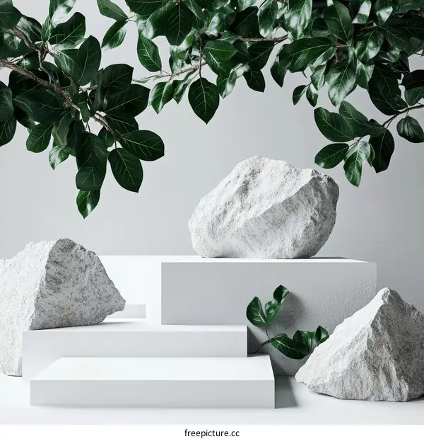 Modern Minimalist Nature Product Display