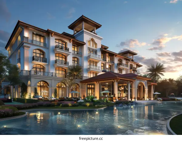 Luxury Resort Hotel Exterior Design