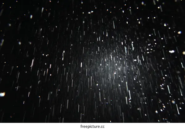 Abstract Rain Drops Illustration