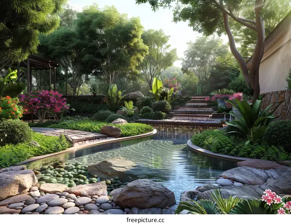 Landscaped Garden Design Concept
