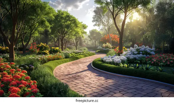 3D Garden Landscape Design Visualizations and Walkthroughs