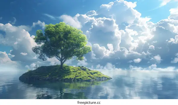 Secluded Island Oasis