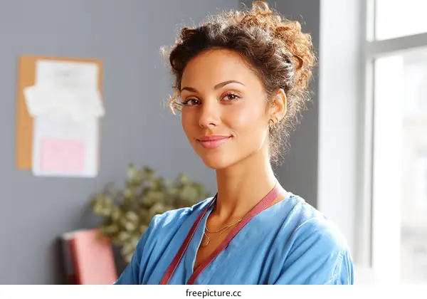 Confident Female Healthcare Professional Portrait