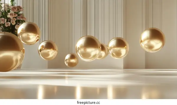 Modern Golden Sphere Interior Design
