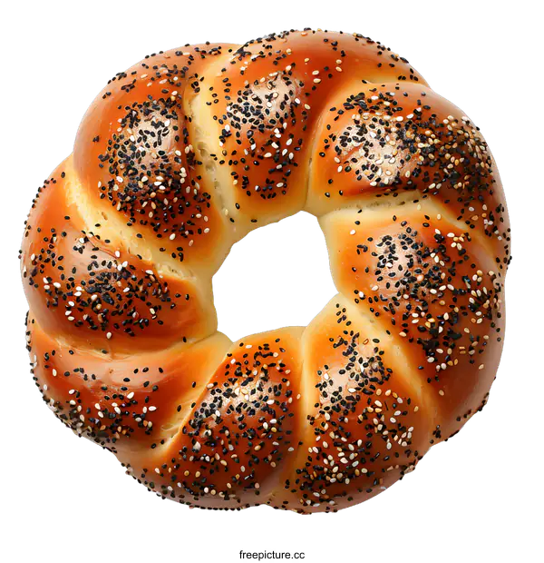 [Transparent Background PNG]Freshly Baked Sesame Seed Bread