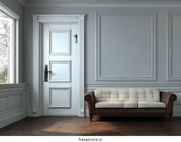 Elegant Interior Classic Room with Sofa