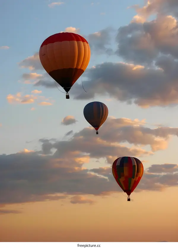 Hot Air Balloons In The Sky