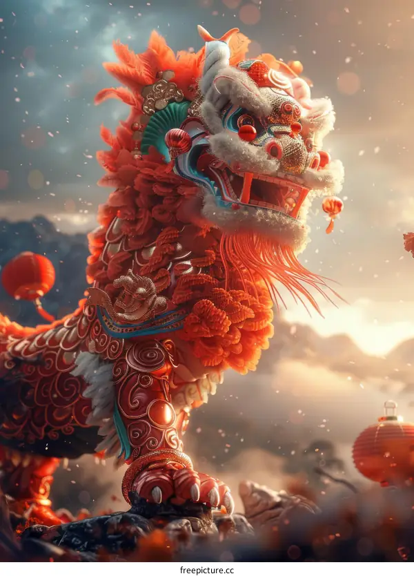 Dragon Dance Performance: Chinese New Year Celebration