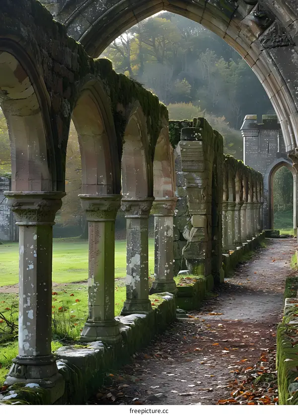 Ruined Abbey Cloisters