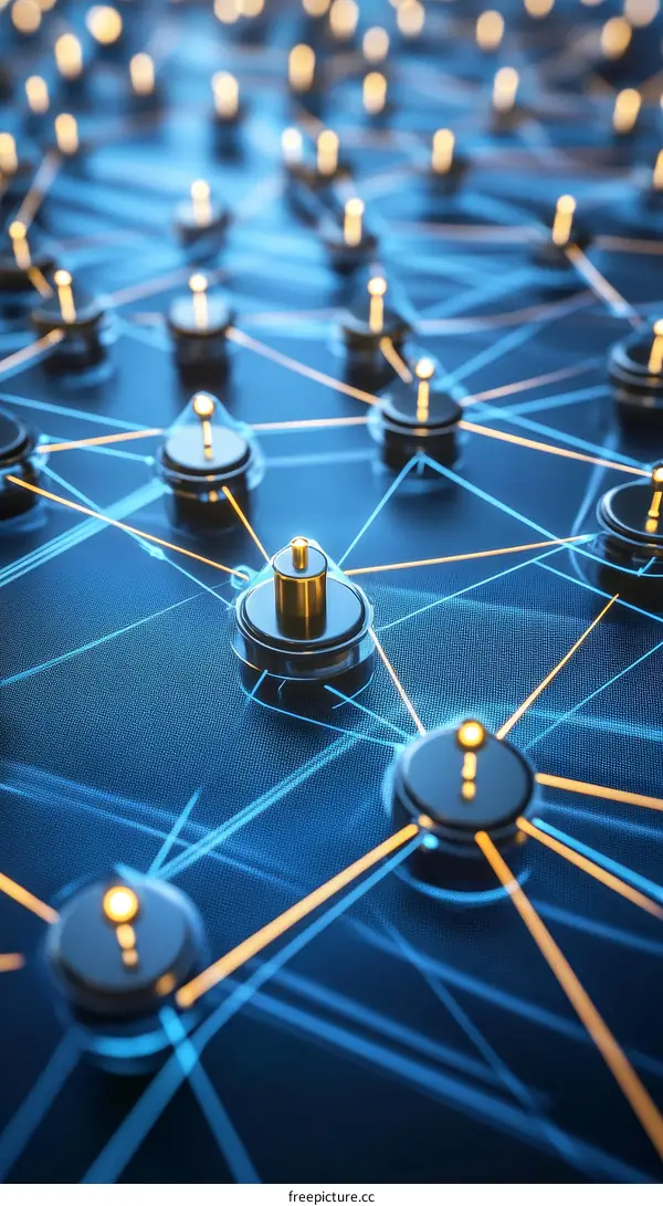 Network Connections Abstract Illustration