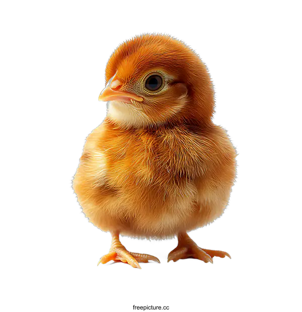[Transparent Background PNG]Adorable Baby Chick Portrait